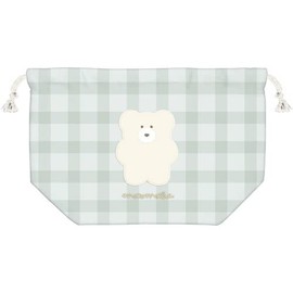 Coolia Mokomoka Lunch Drawstring with Patch Cream | Bento Box, Lunch Bag, Lunch Belt