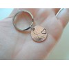 Double Keychain Set 2019 US One Cent Penny Keychains with