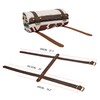TOURBON 3mm Real Leather Picnic Blanket Carry Strap for Outdoor