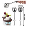 Powdered Sugar Shaker Duster - Stainless Steel Dusting Wand Flour