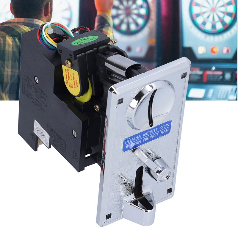 Snufeve CPU Coin Selector, Practical Coin Acceptor Durable Plastic +