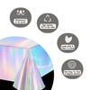 Greatril Iridescent Party Table Cloths Disposable Tablecloth for Mermaid/Under Sea/Ocean
