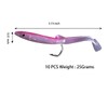 10 Pcs Sea Eel False Fishing Baits Soft Plastic Sea
