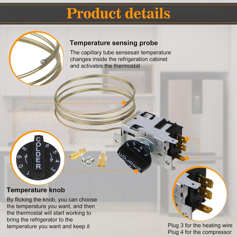New Upgrade 988284 800382 Temperature Control Kit 077B6856,077B Series,Compatible with