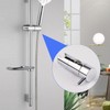Adjustable Shower Head Holder for Slide Bar Rail Head Bracket