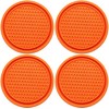 MEAJOO 4PCS Car Cup Holder Coaster, Universal Auto Non-Slip Cup