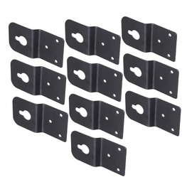 Parliky 10pieces Audio Speaker Hanger Plate Thickened Hook for Surround Sound Systems Wall-Mounted for Speakers Paintings More Sturdy Design for Secure Support
