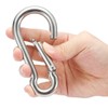 sprookber Stainless Steel Spring Snap Hook Carabiner - 304 Stainless