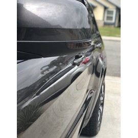 Luxe Auto Concepts Side Mirror Light Tint Kit for 2011-18 Jeep Grand Cherokee - Dark Smoke Gloss | Exact Cut Vinyl Overlays | Tinted Dry Application LightWrap Film with Air Release Technology