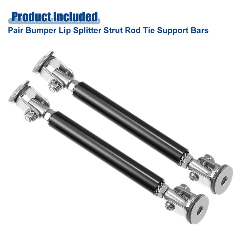X AUTOHAUX 3"-5" 75mm Car Front Bumper Lip Splitter Strut