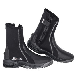 ZCCO 5mm Neoprene Diving Boots with Anti-Slip Rubber Sole, Scuba Snorkeling Boots for Water Sports, Black (black, 7)