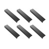 10 Pcs Finger Edge Pull Black Modern Aluminum Alloy 1mm