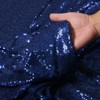 SquarePie Sequin Backdrop 10FT x 10FT Navy Blue Curtain Background