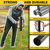 Fence Post Driver, 17 Inch Post Driver with Handle, 2.7