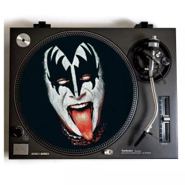 Universal KISS Gene Simmons Turntable Slipmat for Vinyl Records Fits 12" Players Slip Mat