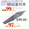 Rain or shine folding umbrella, fabric with silver coating on