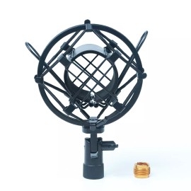 ProAm USA Universal Shock Mount for Shotgun Microphones fits 5/8 and 3/8 Inch Boom Poles