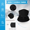 4 Pieces Kids Neck Warm Gaiter Winter Fleece Windproof Balaclava