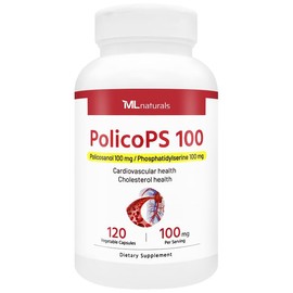 ML Naturals PolicoPS 100mg 120 Vegetable Capsules, NSF-Certified & cGMP-Compliant