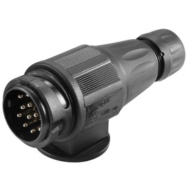 AGRISHOP 13 Pin Trailer Plug, 12V Waterproof Towing Plug For Trailer, Caravan, Bike Carrier
