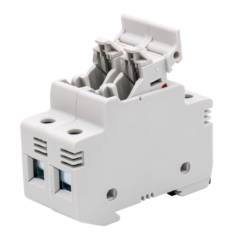 BAOMAIN 2 Pole DIN Rail Fuse Holder, 32A 690V AC