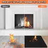 Protalwell Fireproof Hearth Rugs, Fireplace Mat, Fire Resistant Rugs Put