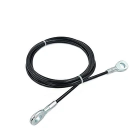 J Bryant Fitness Gym Replacement Cable Fitness Pulley Cable Thick 0.2inch/5mm Heavy Duty Steel Wire Rope for Home Gym Cable Pulley Attachments Machine Accessories (Type-A, 67")