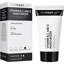 The INKEY List, Vitamin B, C and E Moisturizer, hidratante facial ligero, 50 ml