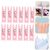 VILLFUL 5 Packs Shower Photo Clips Clothespins for Gender Reveal
