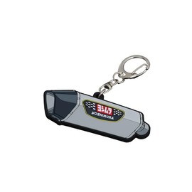 Yoshimura 903-224-5300 Silencer-Shaped Rubber Key Chain (HEPTA FORCE Cyclone)