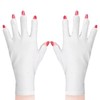 UV Gloves for Gel Nail Lamp, UPF50+ Professional UV Protection