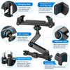 Car Headrest Tablet Holder for Backseat Viewing – Adjustable Foldable
