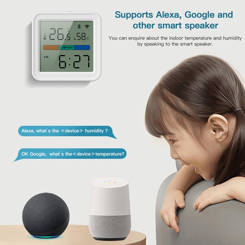 WiFi Thermometer Hygrometer: Smart Temperature Humidity Monitor with App Notification