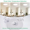 Stkzenod 24 Inch Large LED Flush Mount Ceiling Light Fixture,55W,5600LM,3000K/4000K/6000K
