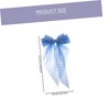 Vaguelly 3pcs Long Tail Bow Hair Clips for Women and