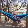 AnorTrek Camping Hammock, Super Lightweight Portable Parachute Hammock with Two