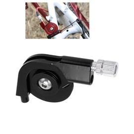 ZLXHDL Bicycle Disc Brake Conversion Aluminum CNC Machining Bike V Brake Adapter Cable Stroke Converter Caliper Regulator for Road Cycling(Black)