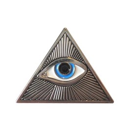 GBJUK Masonic Enamel Pin Badge with Butterfly Backing Metal, Metal
