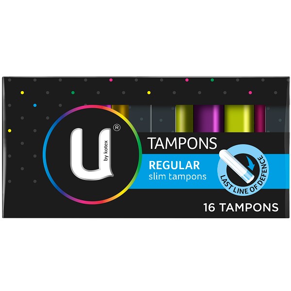 U by Kotex Regular Slim Tampons 16