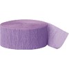 Premium Lavender Crepe Paper Streamer - 81 ft (1 Pc)