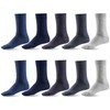 Mat & Vic's Men's Socks Women's Cotton Classic Crew Socks,
