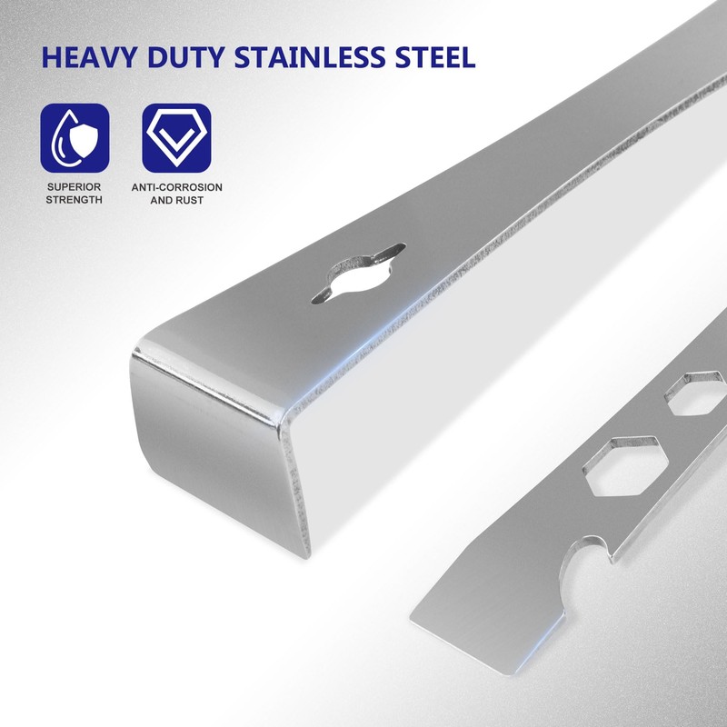 STAHONE 2-Piece Stainless Steel Pry Bar Scraper Set - 9-1/2"