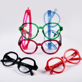 Eyekepper Oversized Metalless Screwless Spring Hinges Readers for Women 6 Pack Ladies Reading Glasses +3.00