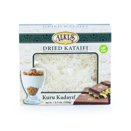 Kataifi, Premium Dried Kataifi 5.3 oz. (150 gr), Ingredient of Dubai Chocolate, Knafeh, Shredded Fillo Dough, Phyllo Dough