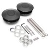 Unifizz 2PCS Car Quick Latch Hood Pins Universal 2.44" Diameter