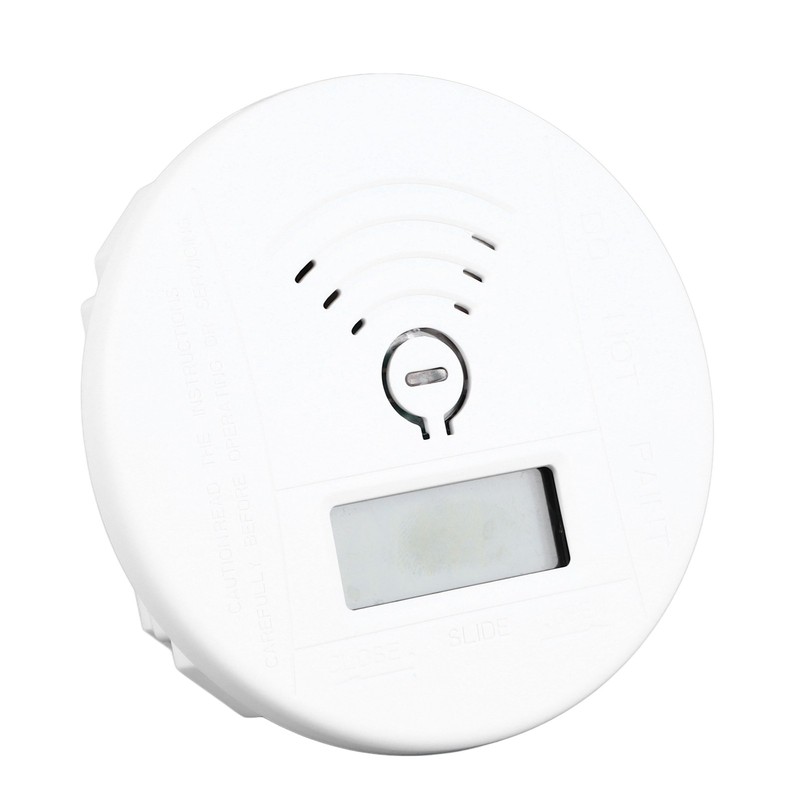 CO Detector Battery Operated Audible and Visual Mini CO Alarm
