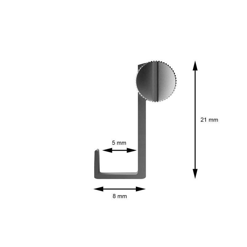 hang-it Picture Hooks Profile for Picture Rails Gallery Rails Load