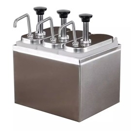 B. 펌핑 소스통 디스펜서 통 시럽펌핑 카페 용기 양념 [S. 대용량 2L 4팩] Pumping Sauce Dispenser Bottle Syrup Pumping Cafe Container Seasoning [S. Large Capacity 2L 4-Pack]