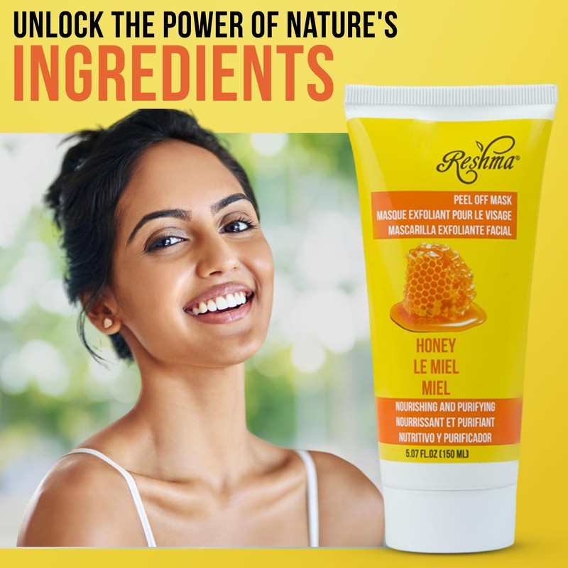 Reshma Beauty Honey Peel Off Mask | Removes Blackheads &
