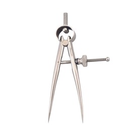 Starrett Toolmakers Spring-Type Caliper and Divider with Bow Spring and Hardened Fulcrum Stud - 3" Size and Capacity, Spring Joint Type - 277-3
